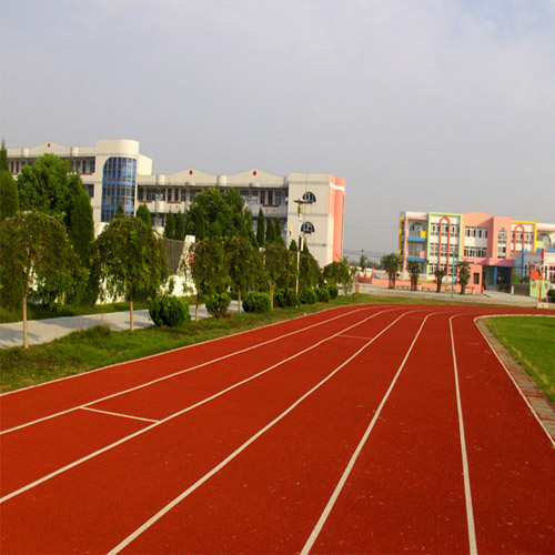 貴州黔東南州民族高級中學透氣式塑膠跑道